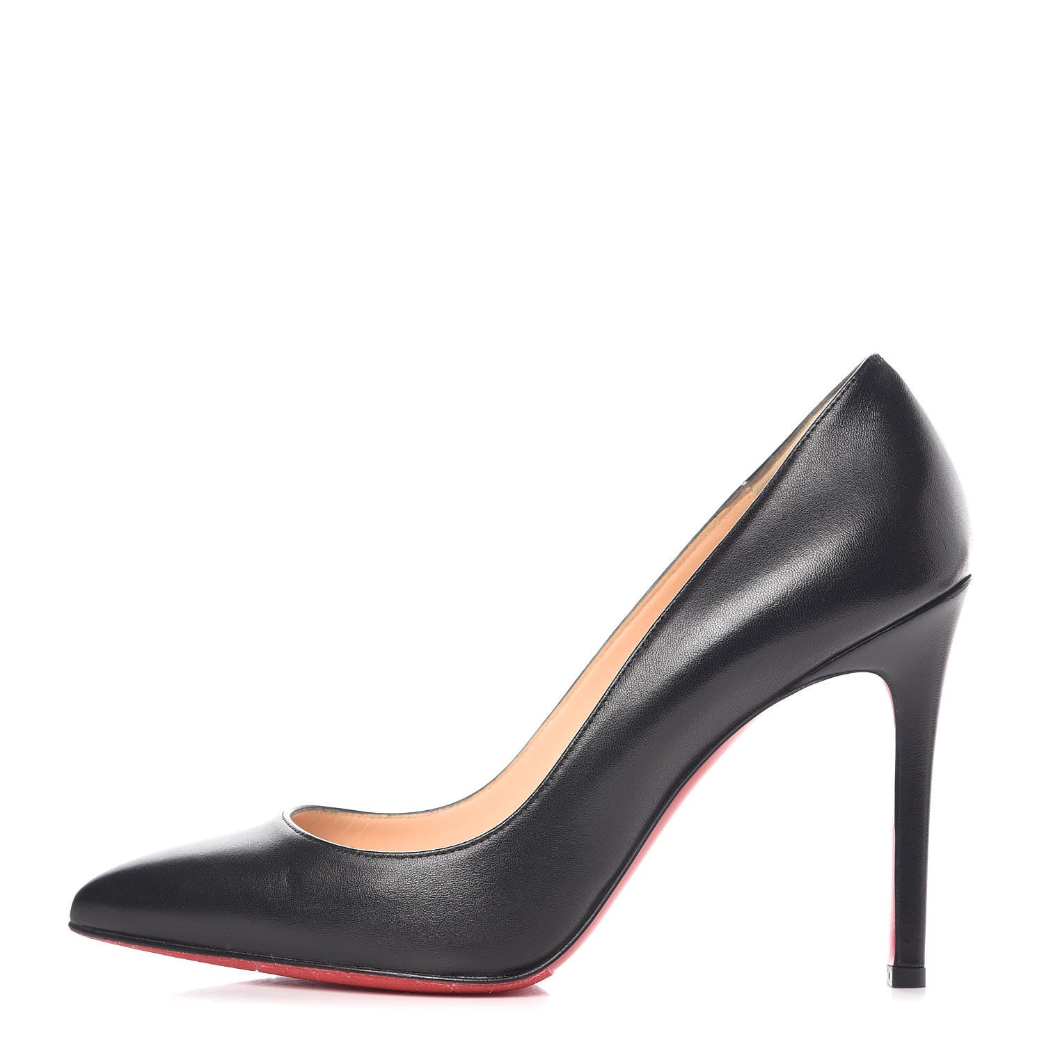 Christian Louboutin Shiny Nappa Pigalle 100 Pumps 37.5 Black 1 of 12