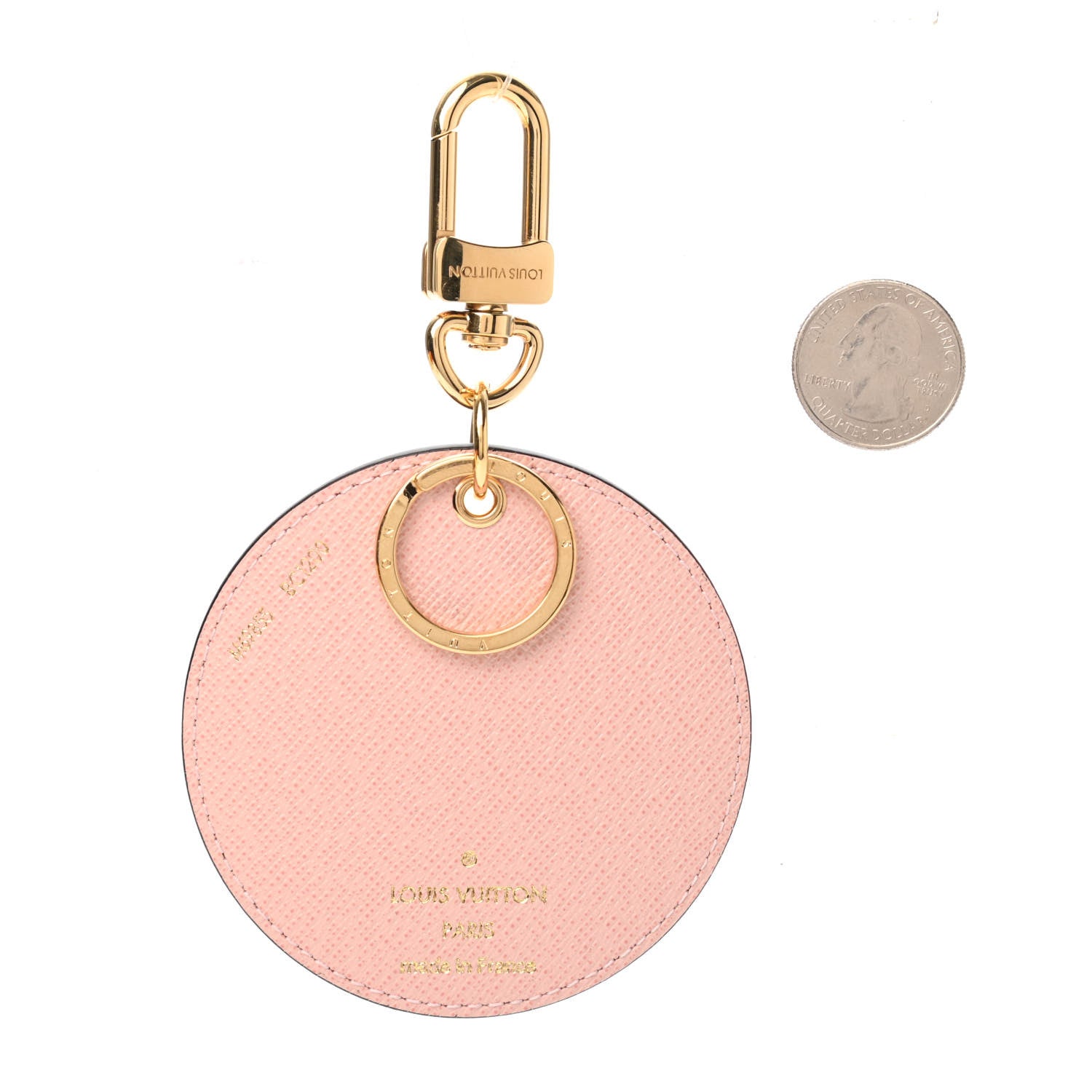 Louis Vuitton Monogram 2020 Christmas Animation Big Wheel Bag Charm Key Ring Rose Ballerine 2 of 3