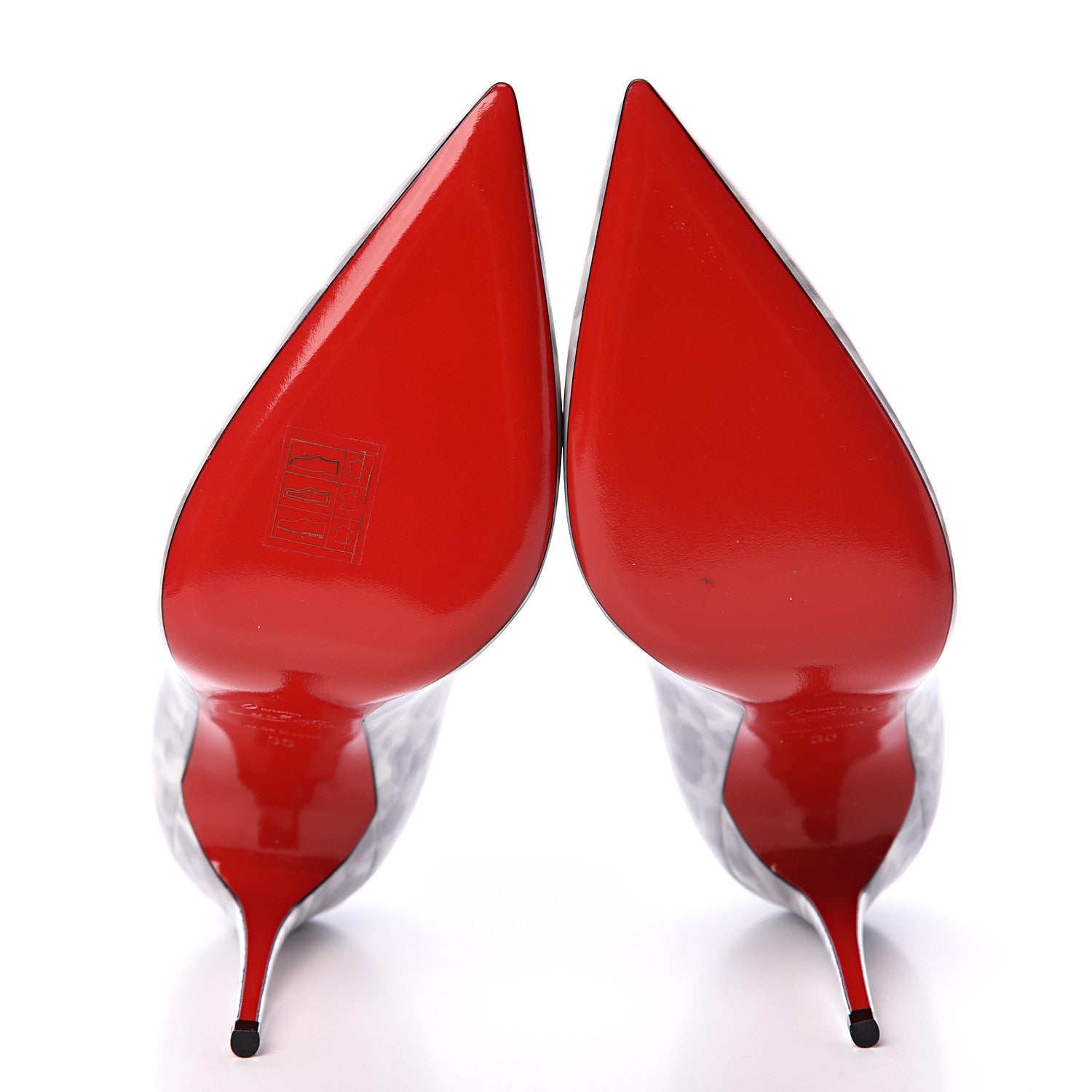 Christian Louboutin Patent Gigi So Kate 100 Pumps 36 Flanelle 5 of 9