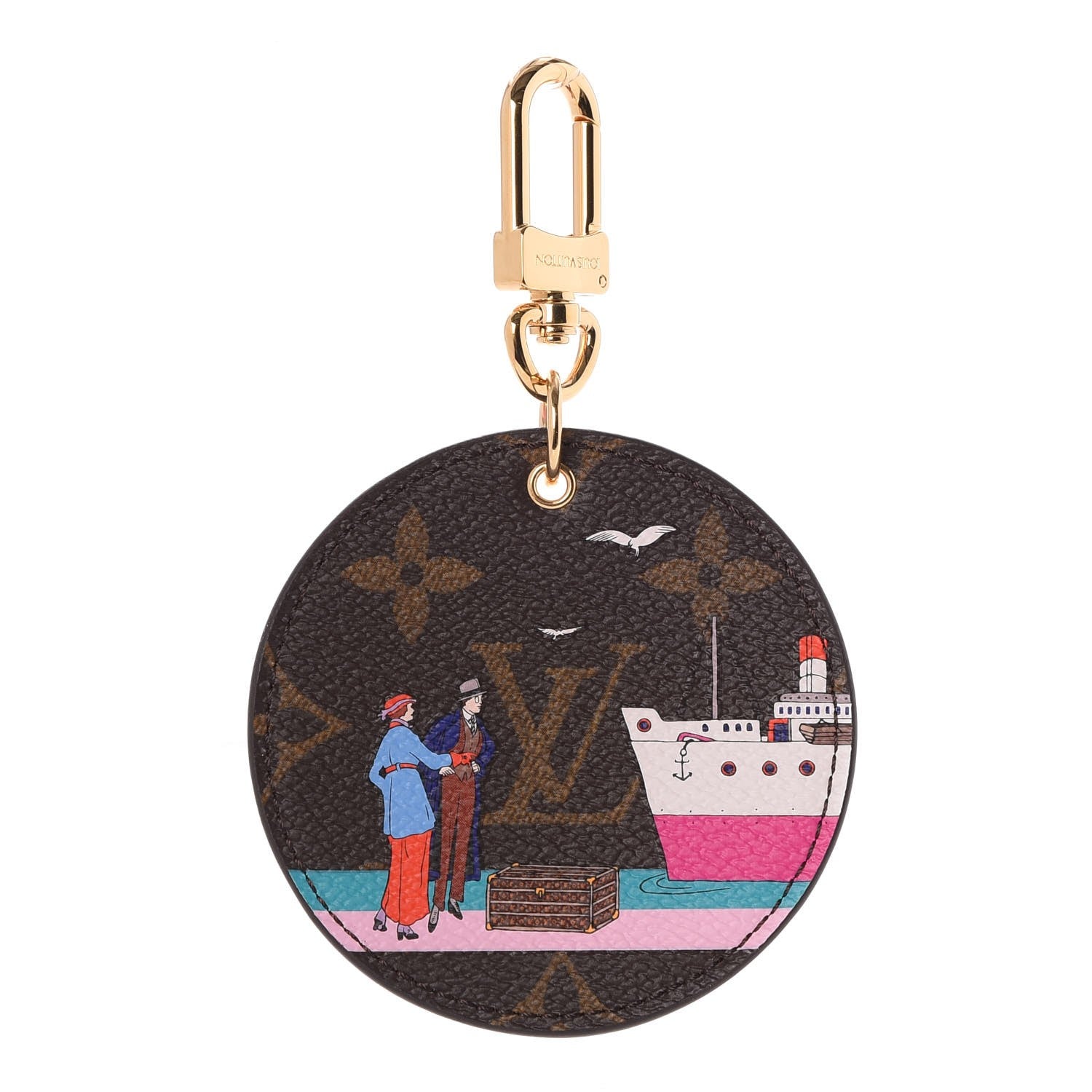 Louis Vuitton Monogram 2016 Christmas Animation Bag Charm Key Ring 1 of 4
