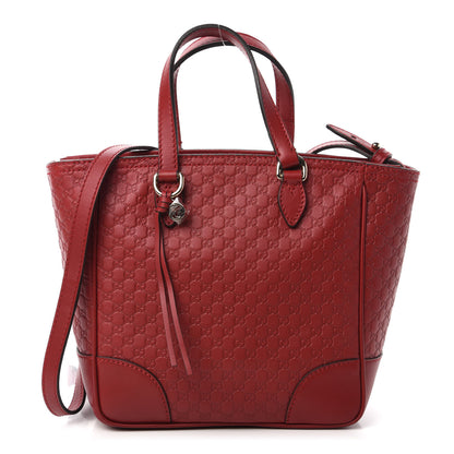 Gucci Microguccissima Small Bree Tote Red 1 of 10