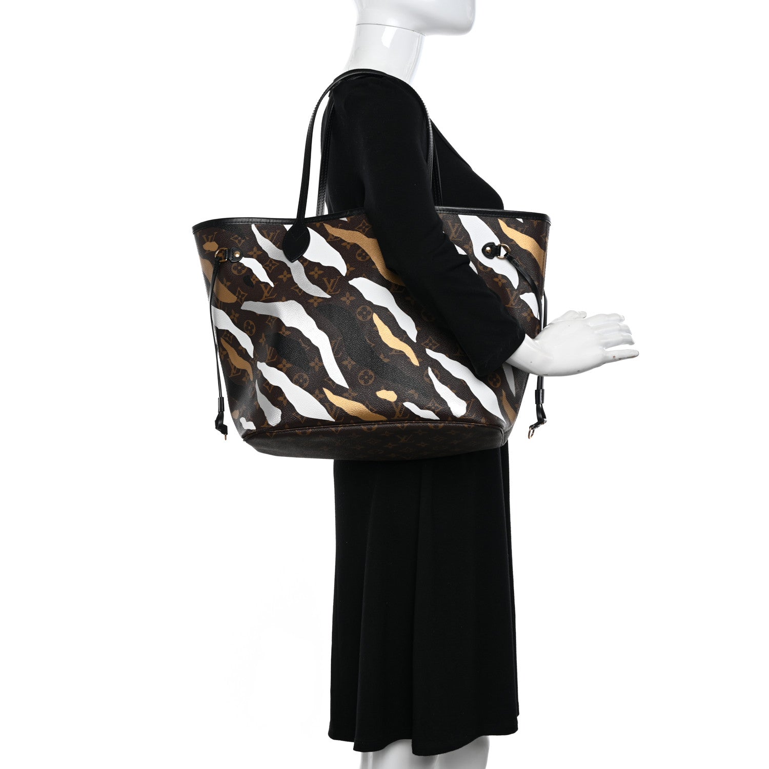 Louis Vuitton x LoL Monogram Neverfull MM Gold Silver 2 of 10