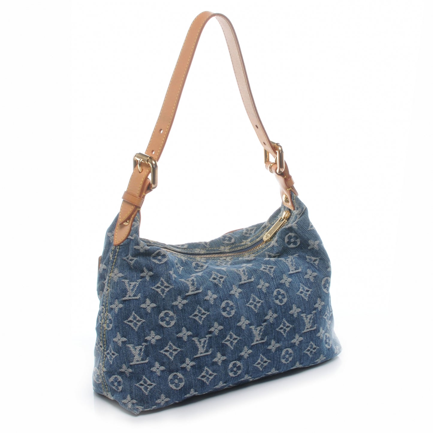 Monogram Denim Baggy PM Blue