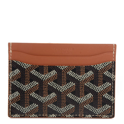 Goyard Goyardine Saint Sulpice Card Holder Black Gold 1 of 8