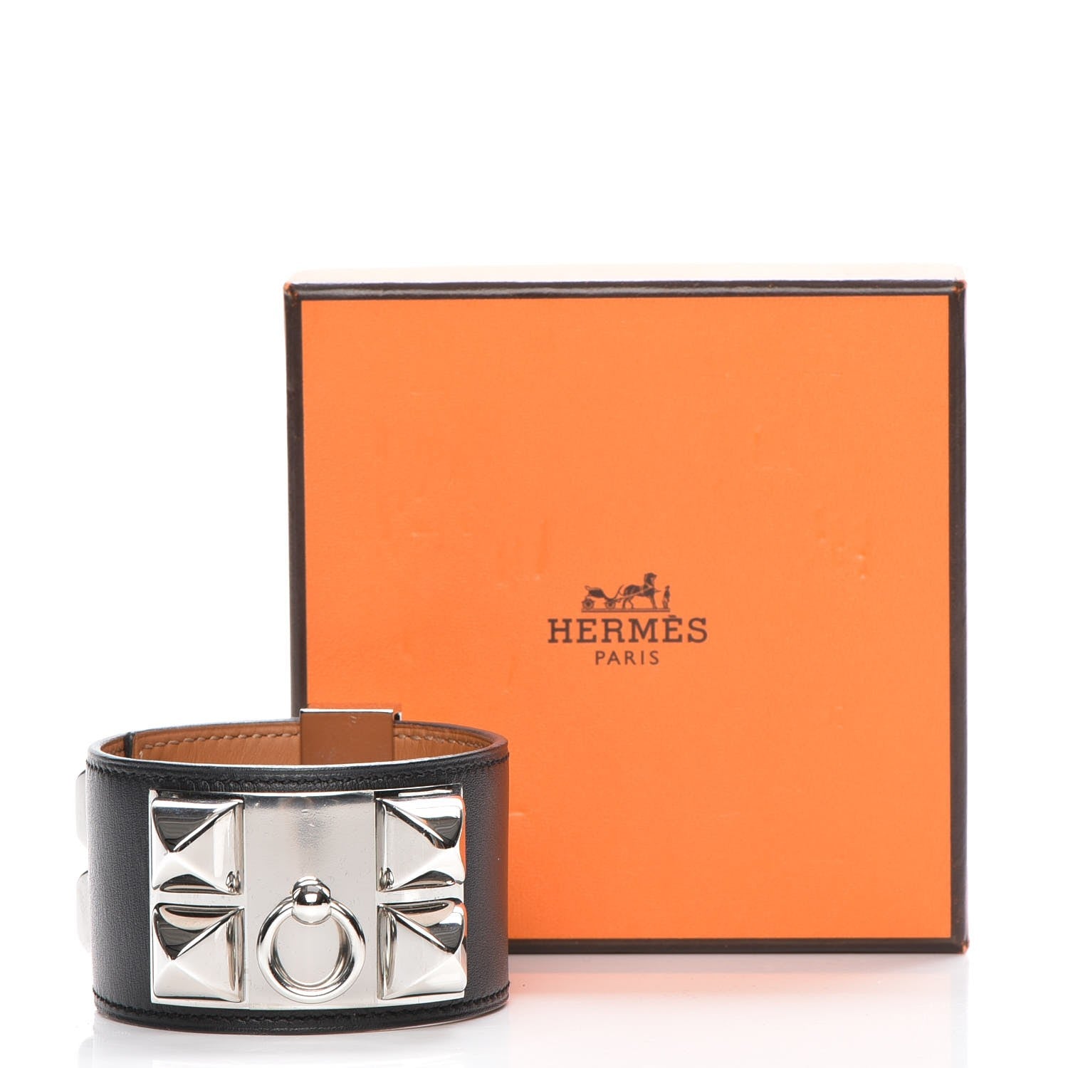 Hermes Chamonix Collier de Chien CDC Bracelet L Black 7 of 7