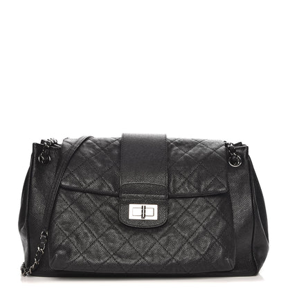 Chanel Caviar Mademoiselle Accordion Flap Black 1 of 9
