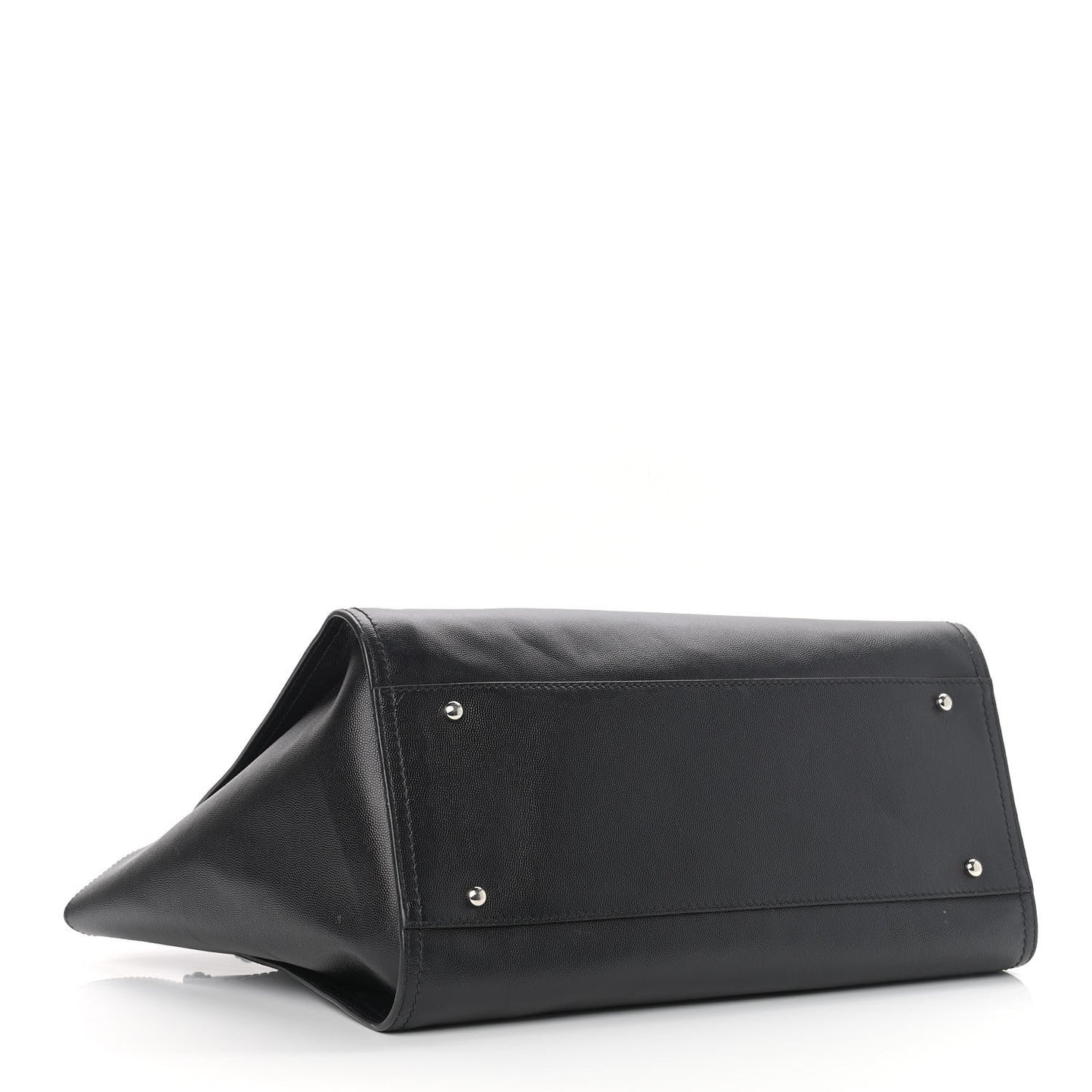 Caviar Medium Studded Deauville Tote Black
