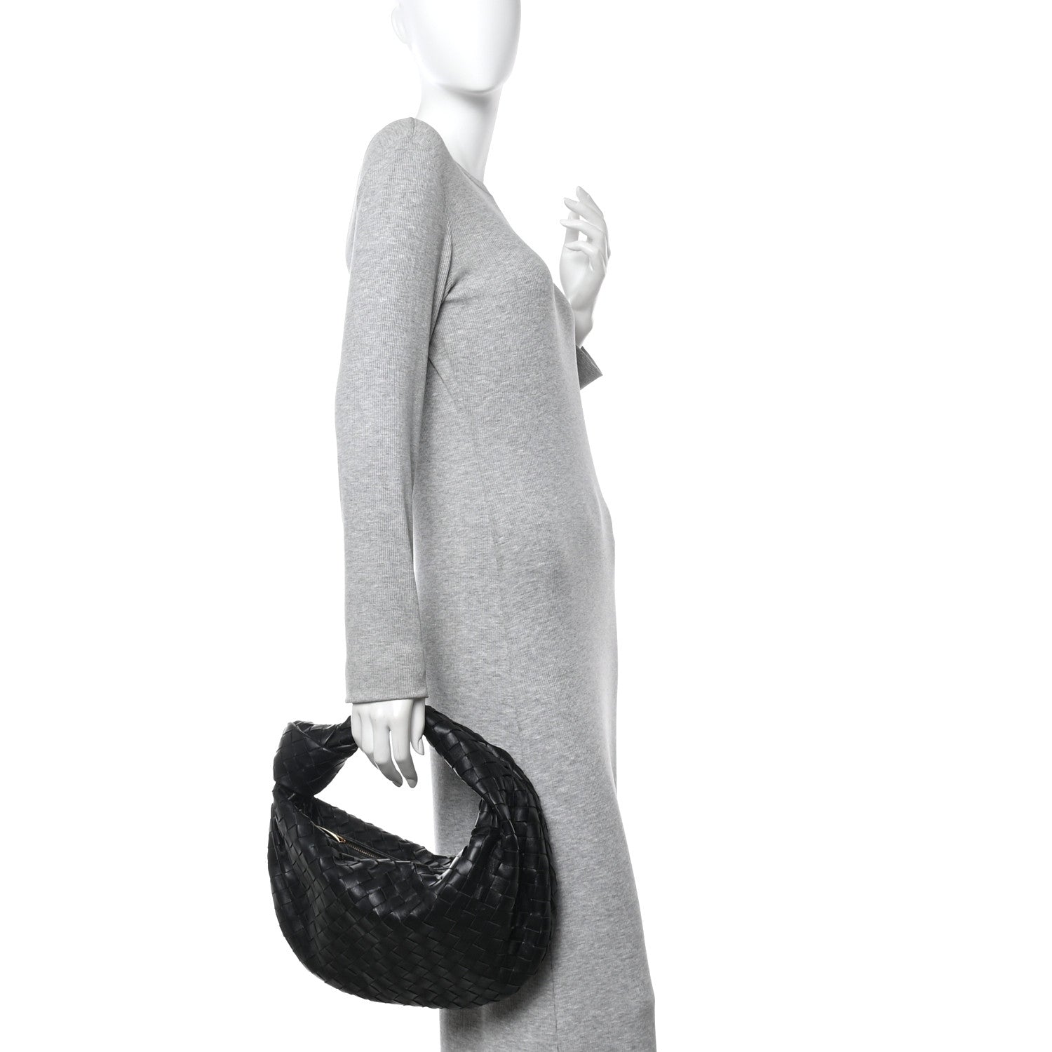 Bottega Veneta Nappa Intrecciato Teen Jodie Hobo Black 2 of 10