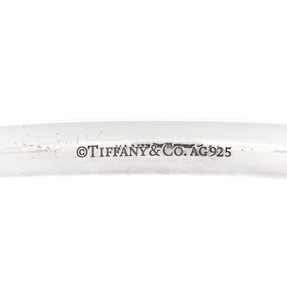 Tiffany Sterling Silver Return to Tiffany Narrow Circle Edge Cuff Bracelet 2 of 4