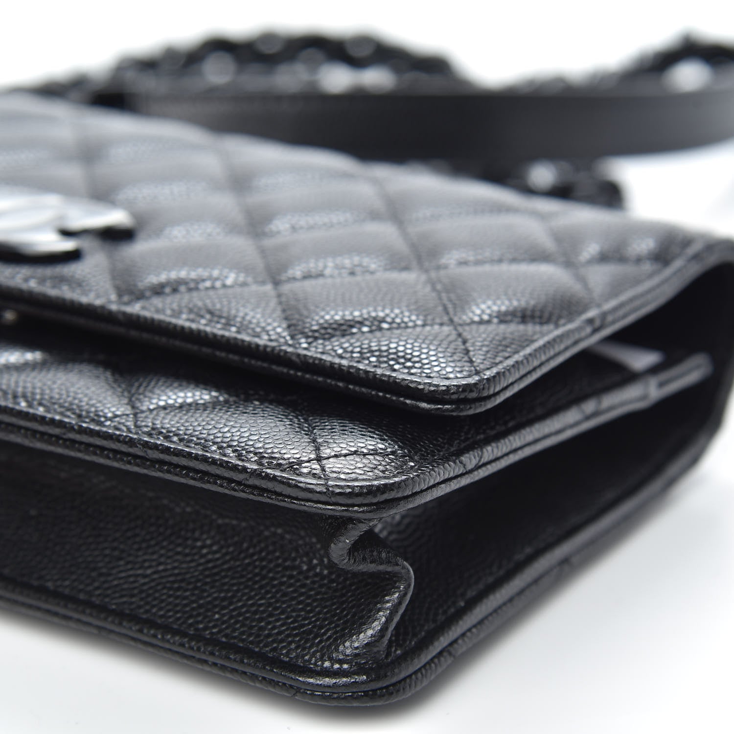 Chanel Caviar Quilted My Everything Wallet On Chain WOC Black 10 of 13