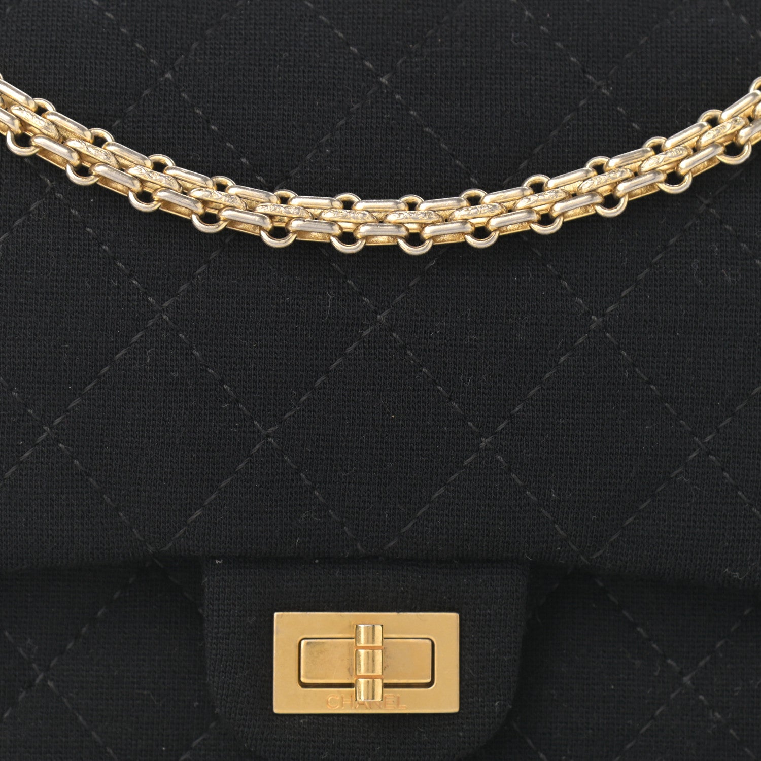 Chanel Jersey Quilted 2.55 Reissue 226 Flap Black 8 of 12
