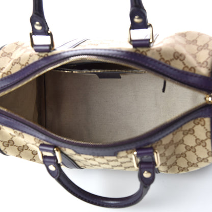 Gucci Monogram Medium Joy Boston Purple 7 of 13
