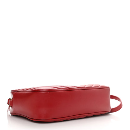 Saint Laurent Calfskin Matelasse Monogram Lou Camera Bag Rouge Eros 4 of 10