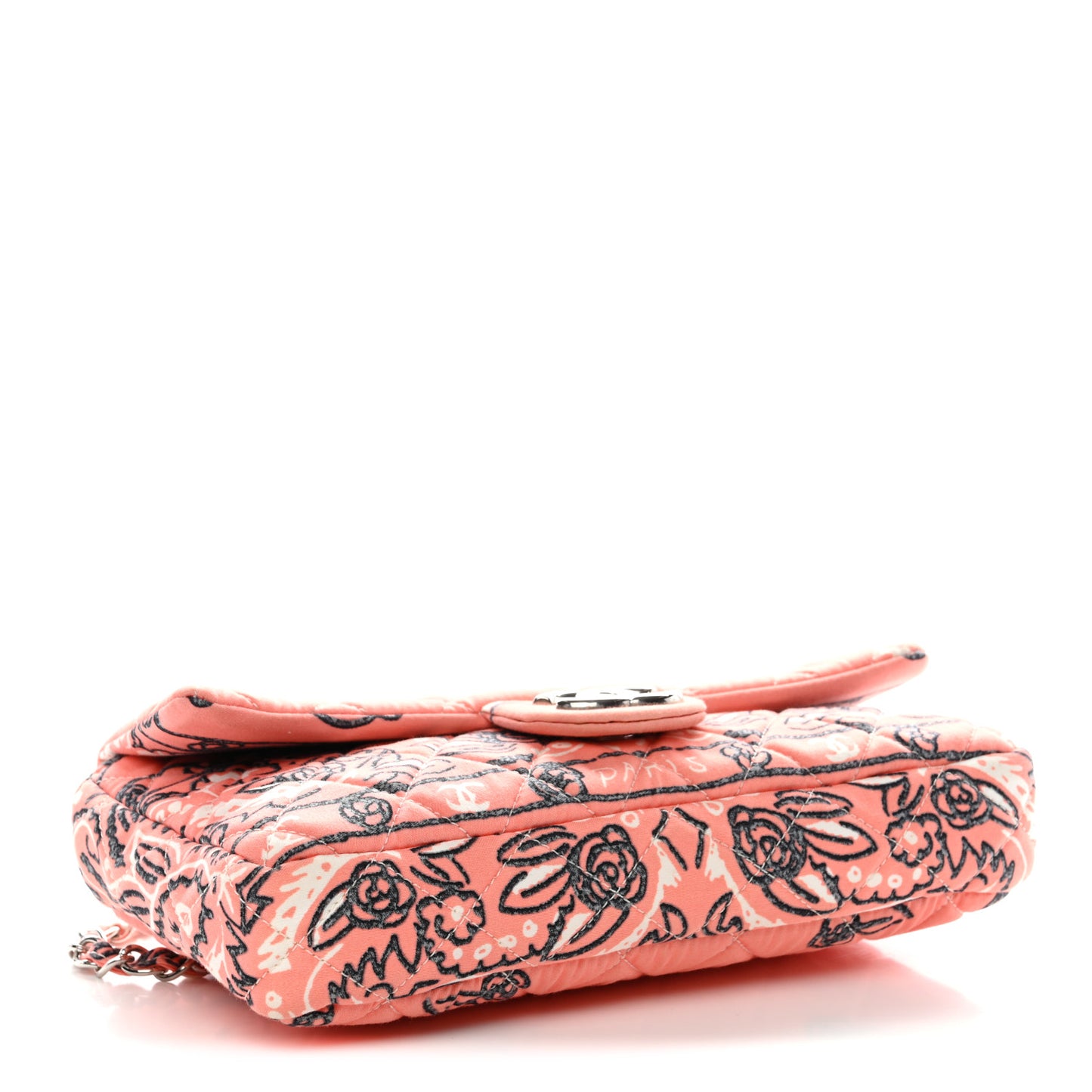 Cotton Quilted Small Bandana Single Flap Pink