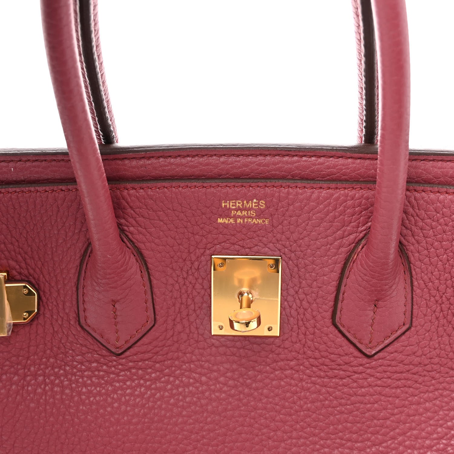 Hermes Taurillon Clemence Birkin 35 Bois de Rose 6 of 12