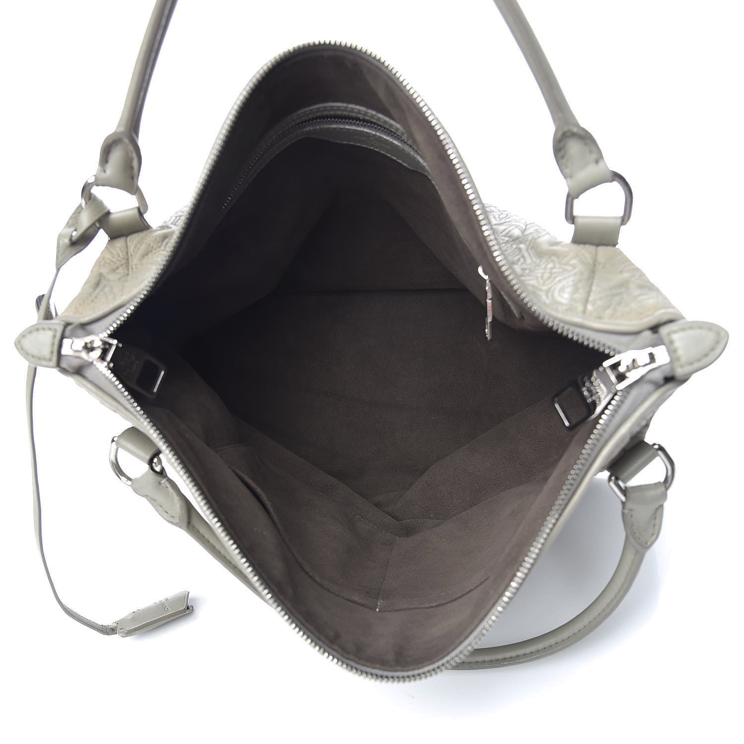 Louis Vuitton Monogram Lambskin Antheia Ixia MM Grey 5 of 11