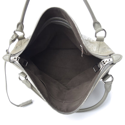 Louis Vuitton Monogram Lambskin Antheia Ixia MM Grey 5 of 11