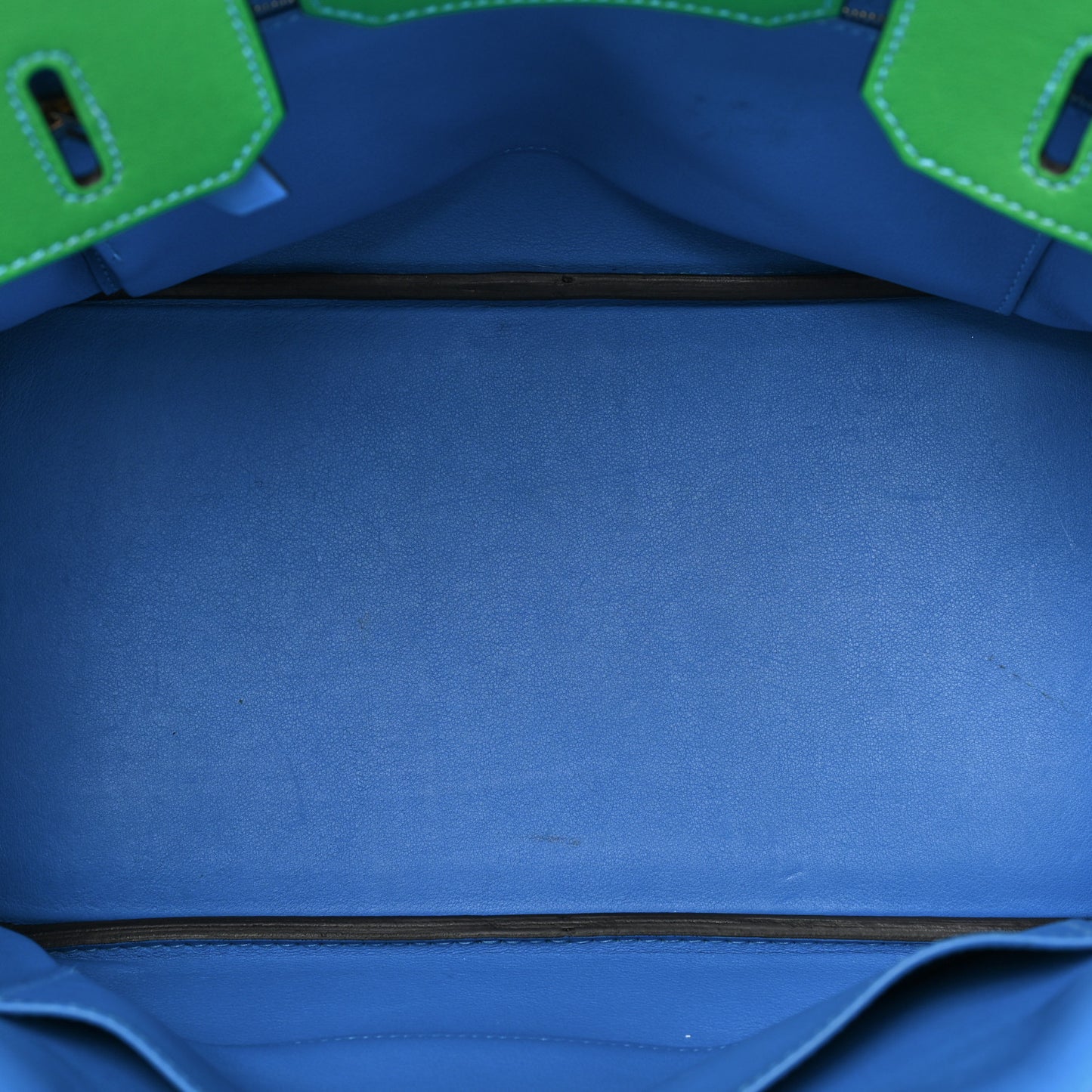 Swift Horseshoe Birkin 30 Vert Vertigo Bleu Hydra