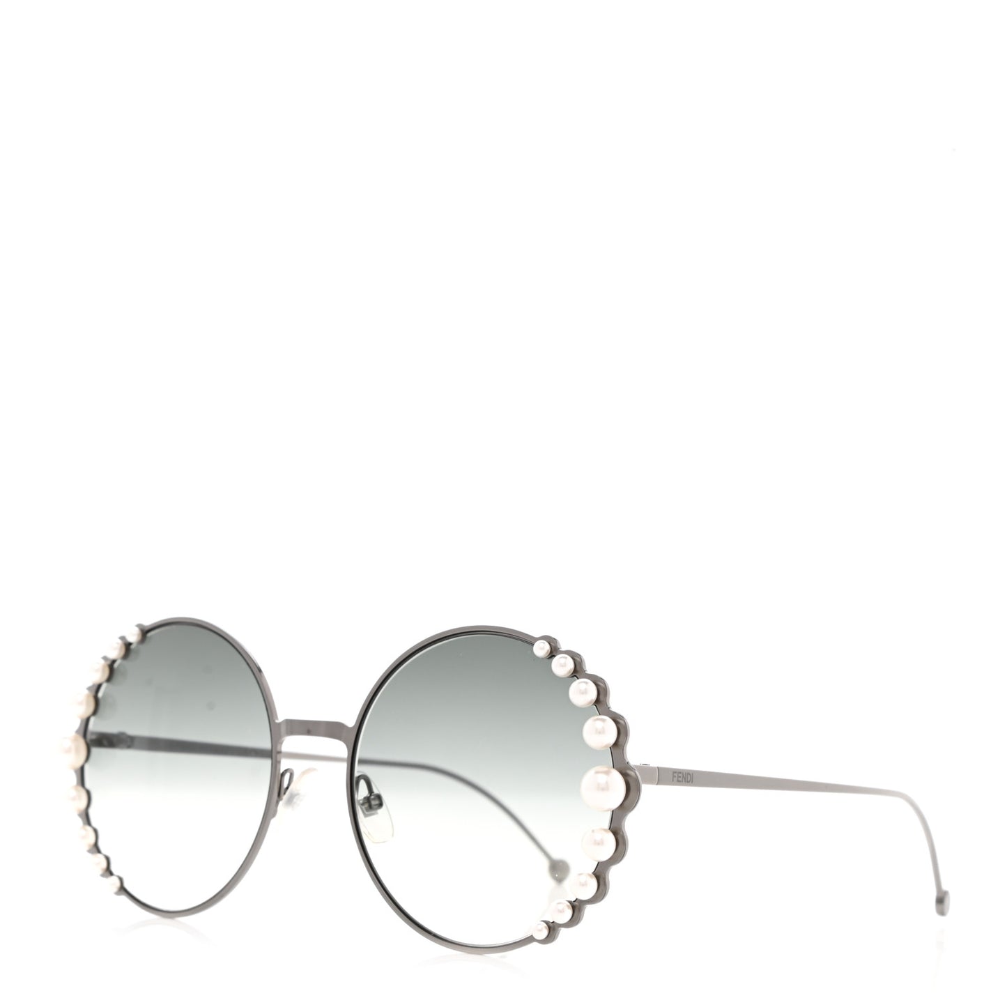 Crystal Round Sunglasses FF0324/S Silver