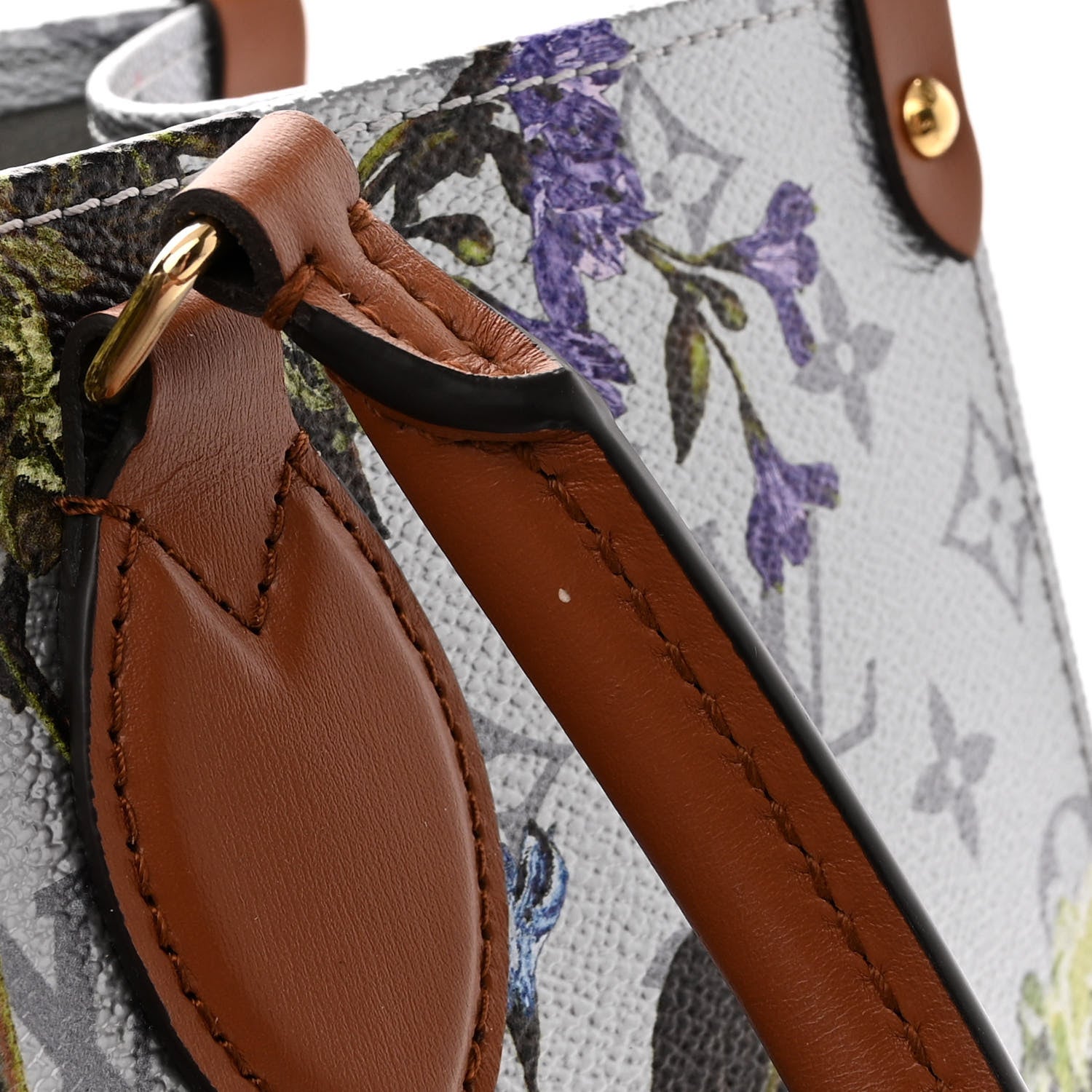 Louis Vuitton Metallic Monogram LV Garden OnTheGo MM Silver 10 of 10