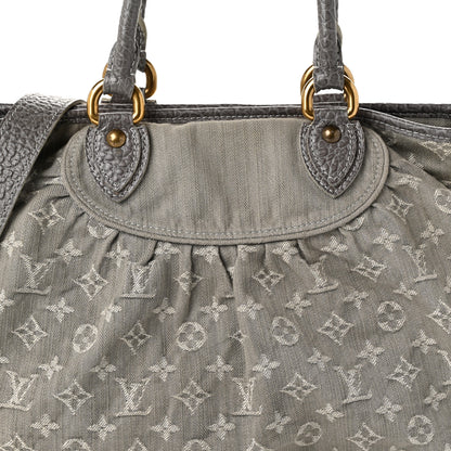 Louis Vuitton Denim Neo Cabby MM Grey 7 of 9