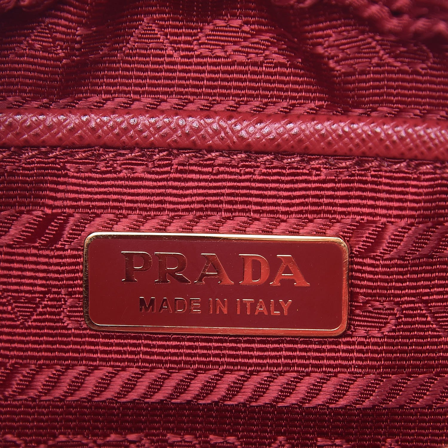 Prada Saffiano Mini Camera Crossbody Bag Rosso 5 of 9