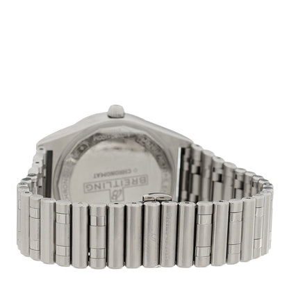 Breitling Stainless Steel Diamond Mother of Pearl 36mm Chronomat Automatic Watch A10380 3 of 5