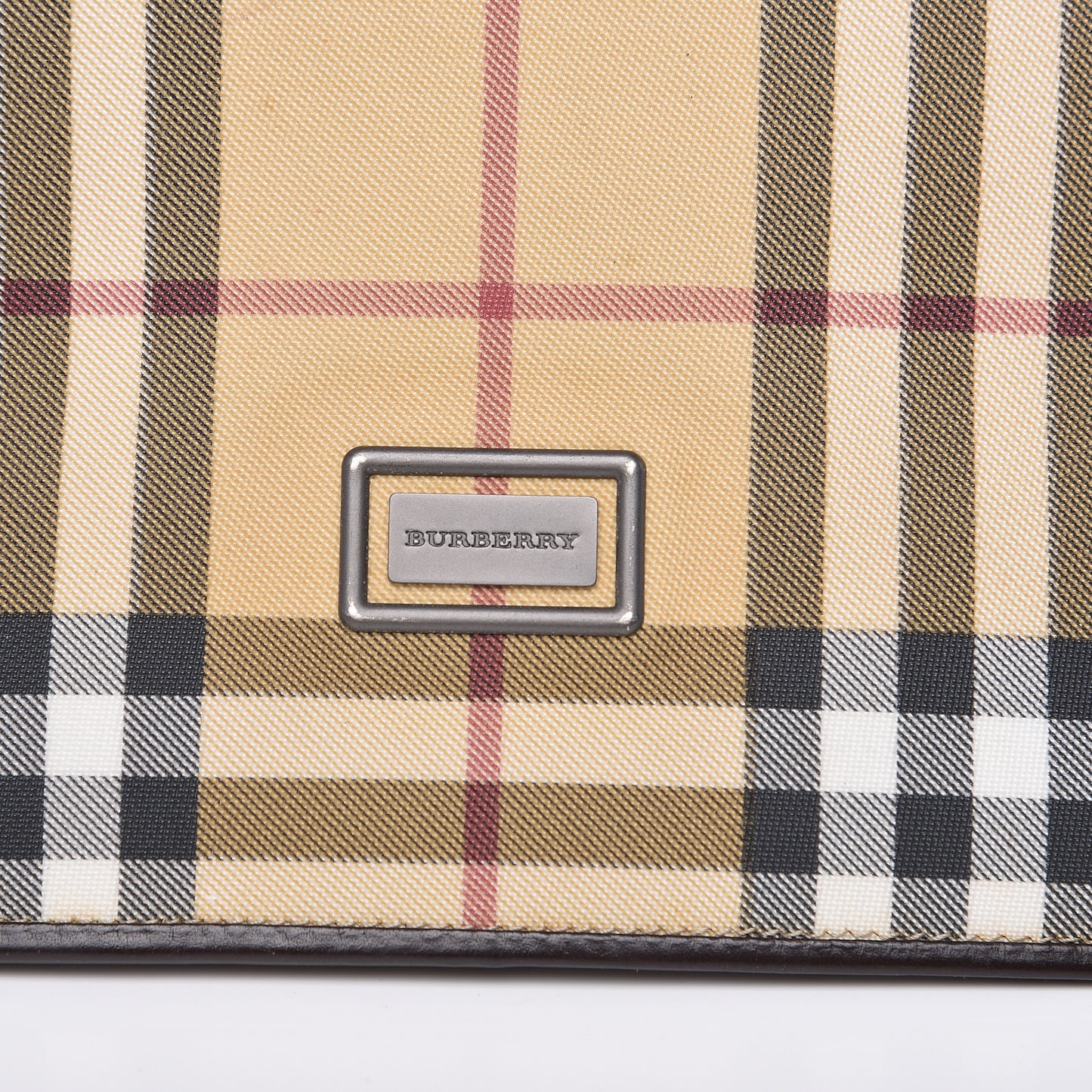 House Check Messenger Bag Brown