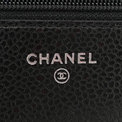 Chanel Caviar Quilted Wallet on Chain WOC Black 6 of 11