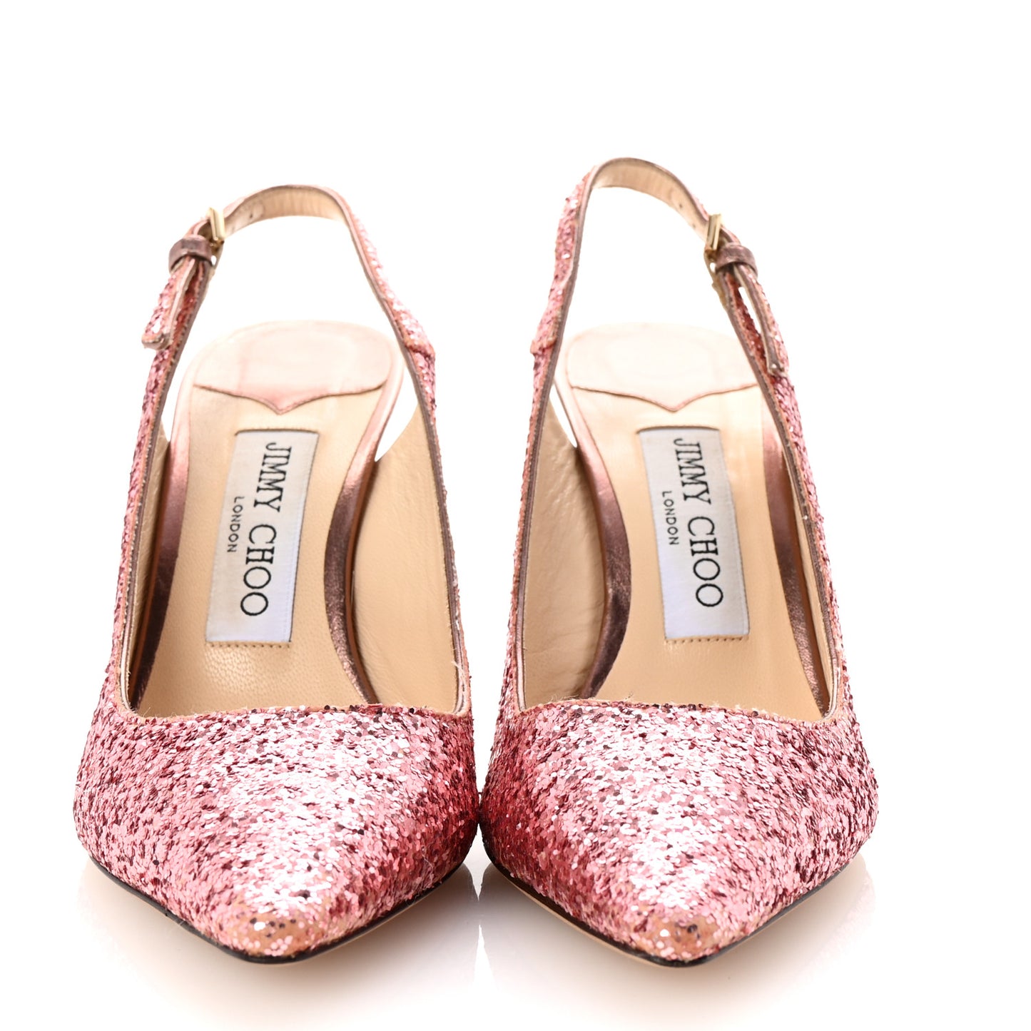 Galatica Glitter Fabric Erin 85 Slingback Pump 36 Candyfloss