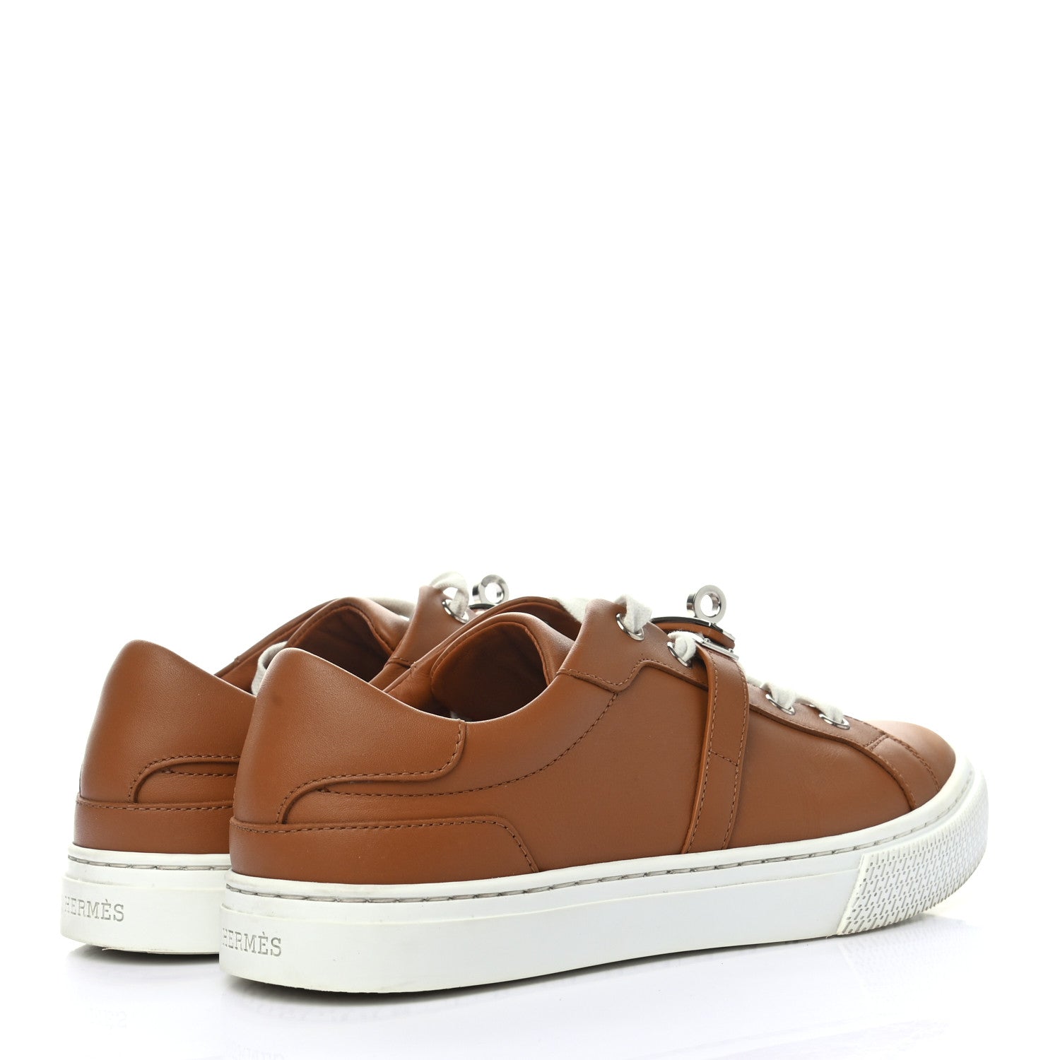 Hermes Calfskin Day Sneakers 36.5 Naturel 4 of 10