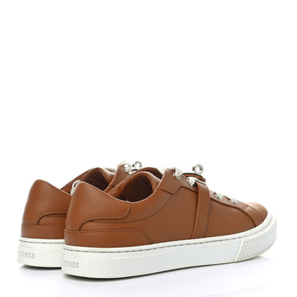 Hermes Calfskin Day Sneakers 36.5 Naturel 4 of 10