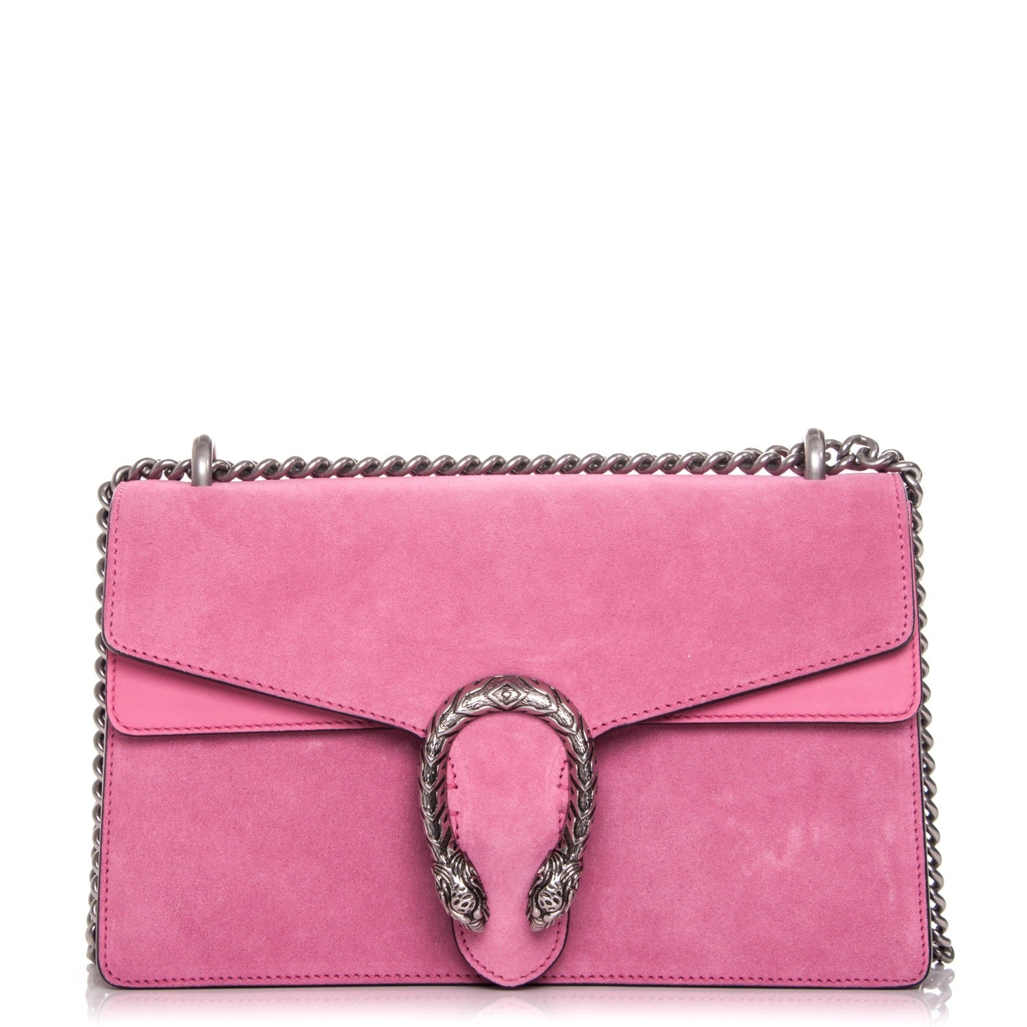 Gucci Suede Cudu Vitello Velvet Small Dionysus Shoulder Bag Pink Tropical Flower 1 of 7