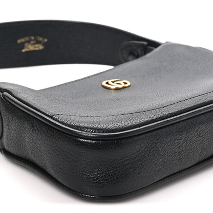 Gucci Goatskin Mini Aphrodite Shoulder Bag Black 9 of 10
