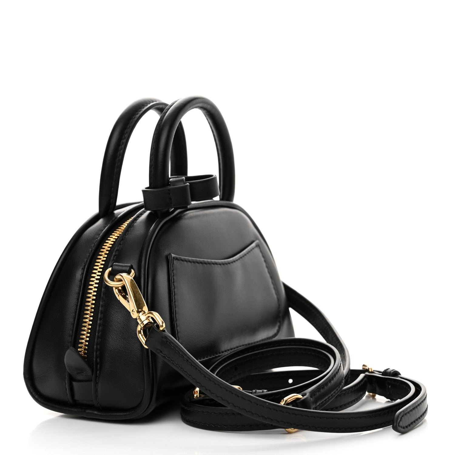 Miu Miu Soft Calf Mini Bag Black 3 of 10