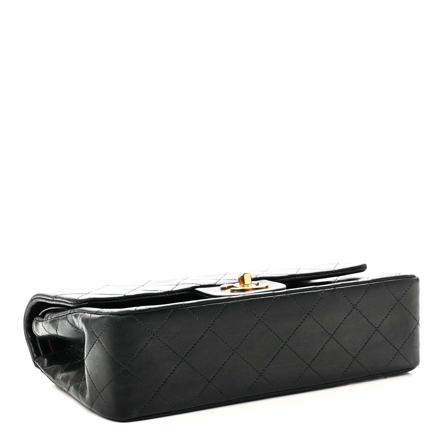 Chanel Lambskin Quilted Small Double Flap Black 4 of 11