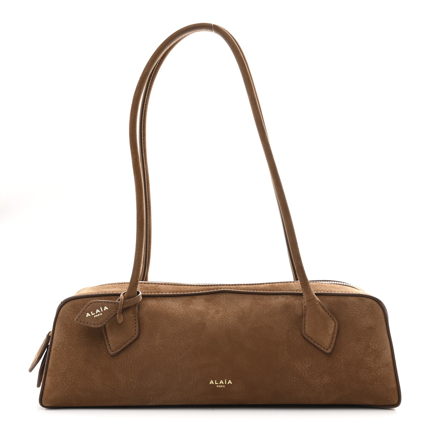 Nubuck Medium Le Teckel Bag Terre D'Ombre