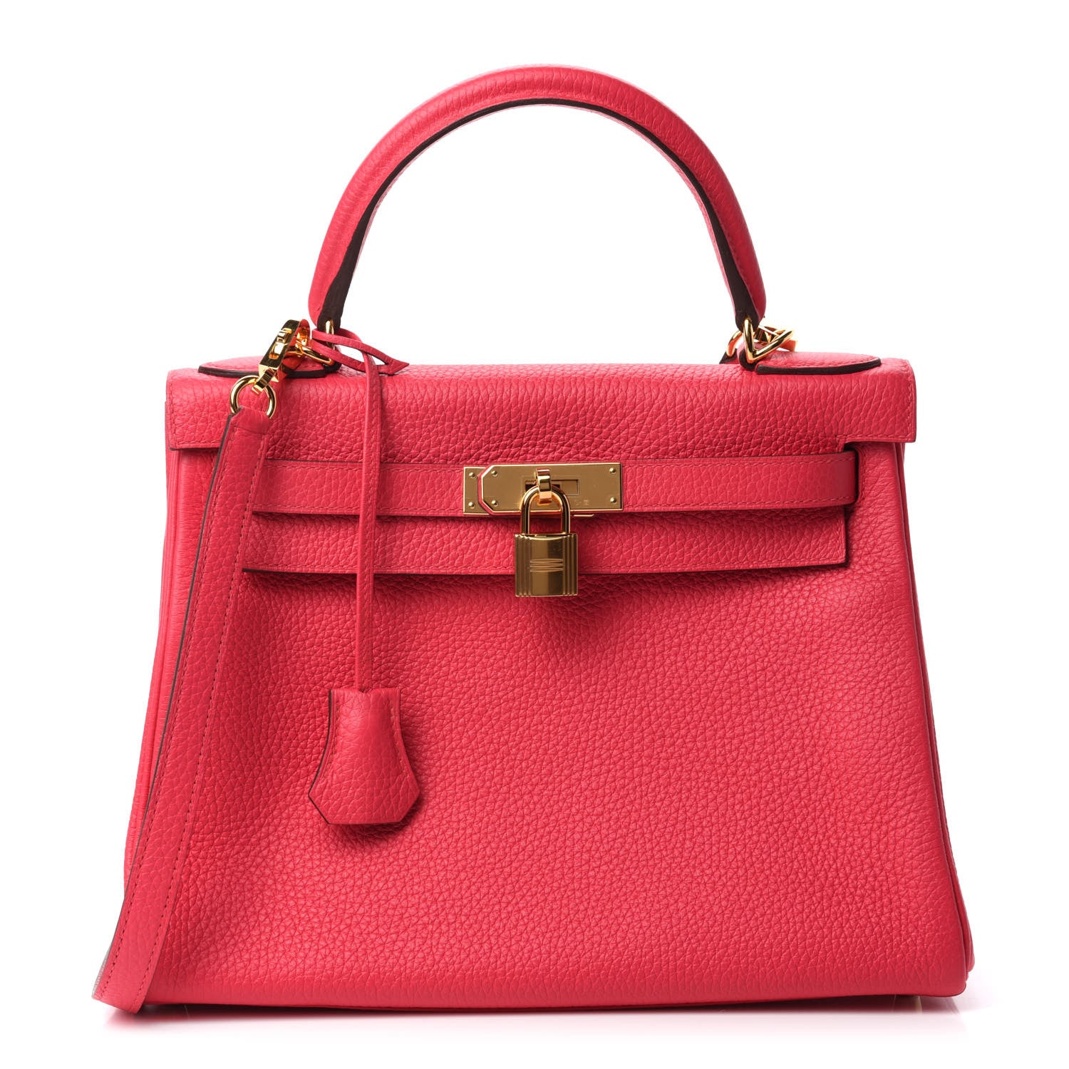 Hermes Taurillon Clemence Kelly Retourne 28 Rose Extreme 1 of 11