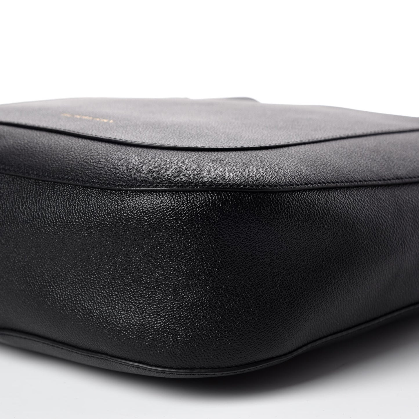 Soft Grainy Calfskin Studded Small Elmstone Hobo Black