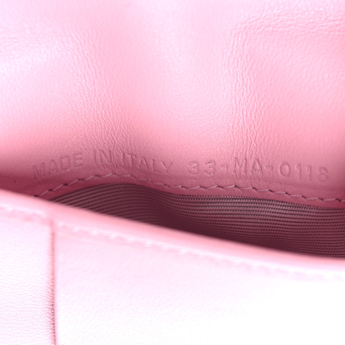 Lambskin Cannage Bi-Color Small Lady Dior Flap Card Holder Black Pink
