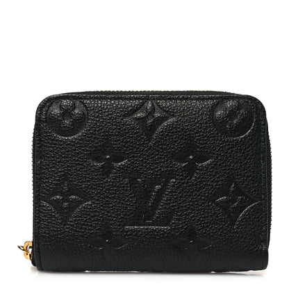 Louis Vuitton Empreinte Zippy Coin Purse Black 1 of 7