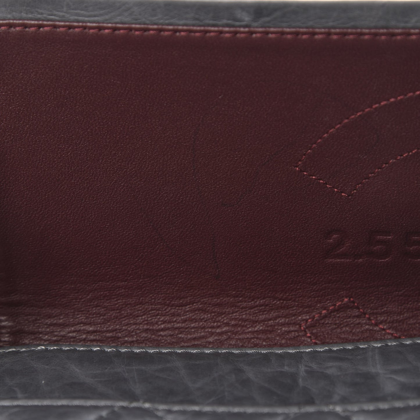 Aged Calfskin Quilted 50th Anniversary 2.55 Reissue 227 Flap Grey