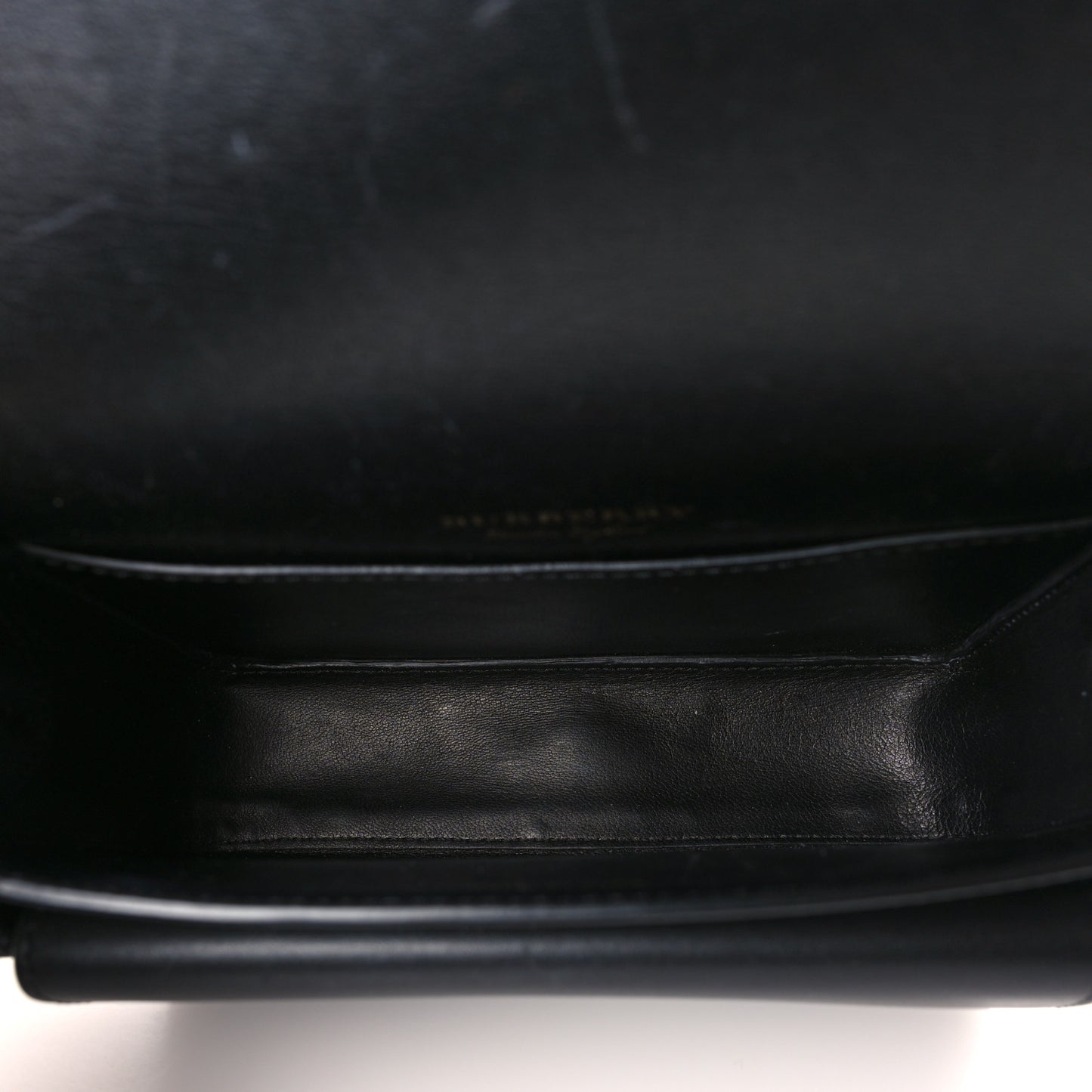 Smooth Calfskin Square Satchel Black