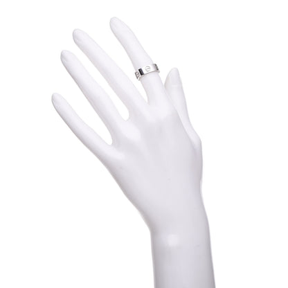 Cartier 18K White Gold 5.5mm LOVE Ring 48 4.5 2 of 5
