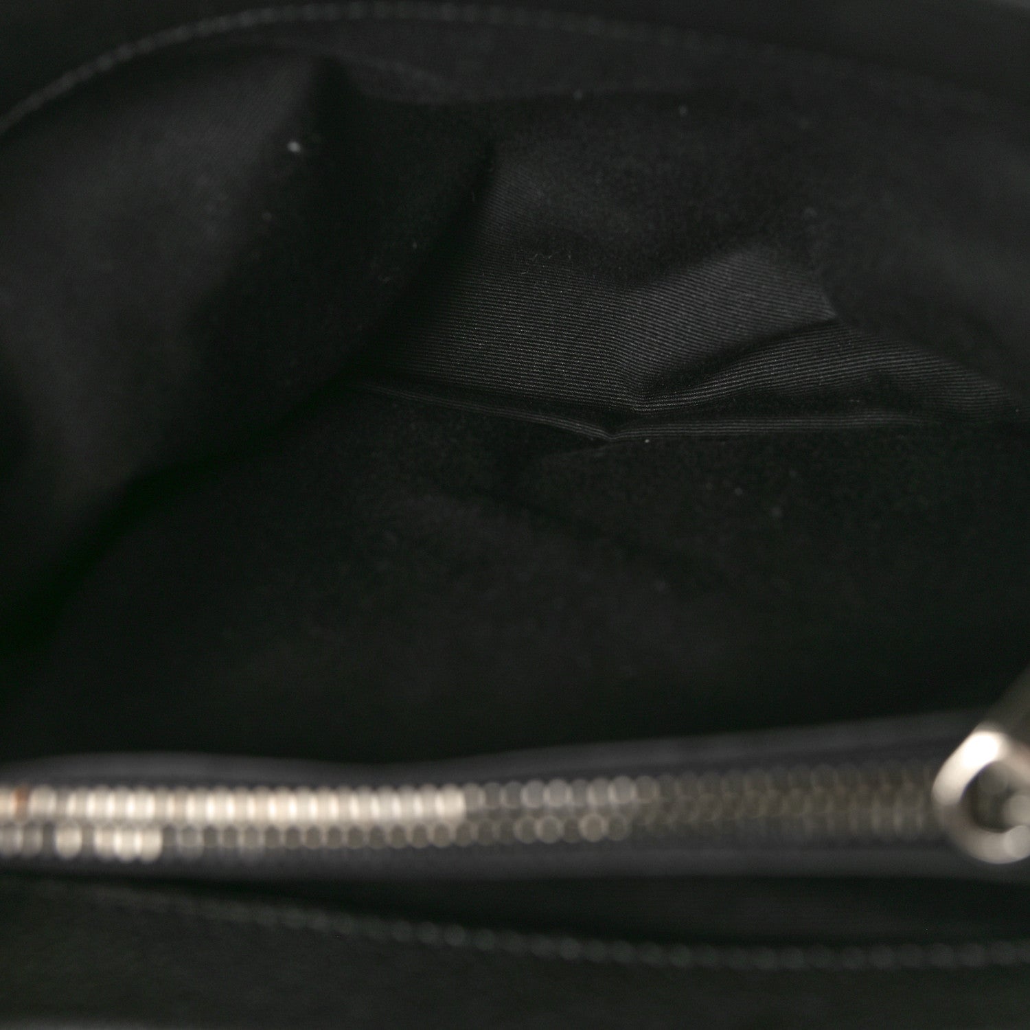 Saint Laurent Sheepskin Matelasse Chevron Monogram Medium College Bag Black 5 of 10