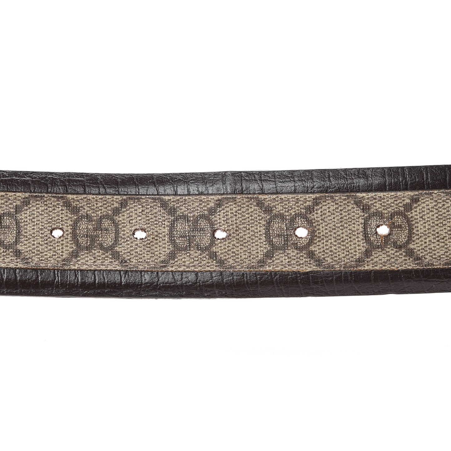 GG Supreme Monogram Niagara Lux Calfskin Interlocking G 40mm Belt 90 36 Beige Ebony Cocoa