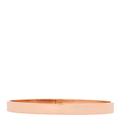 Hermes 18K Rose Gold Diamond PM Kelly Pave Bracelet SH 2 of 3