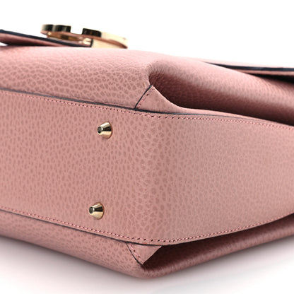Gucci Dollar Calfskin Interlocking G Top Handle Shoulder Bag Soft Pink 12 of 16