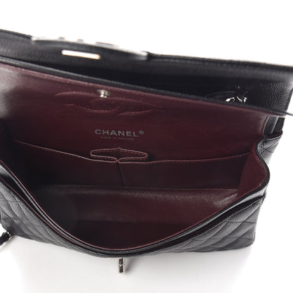 Chanel Caviar Quilted Medium Double Flap Black 7 of 10