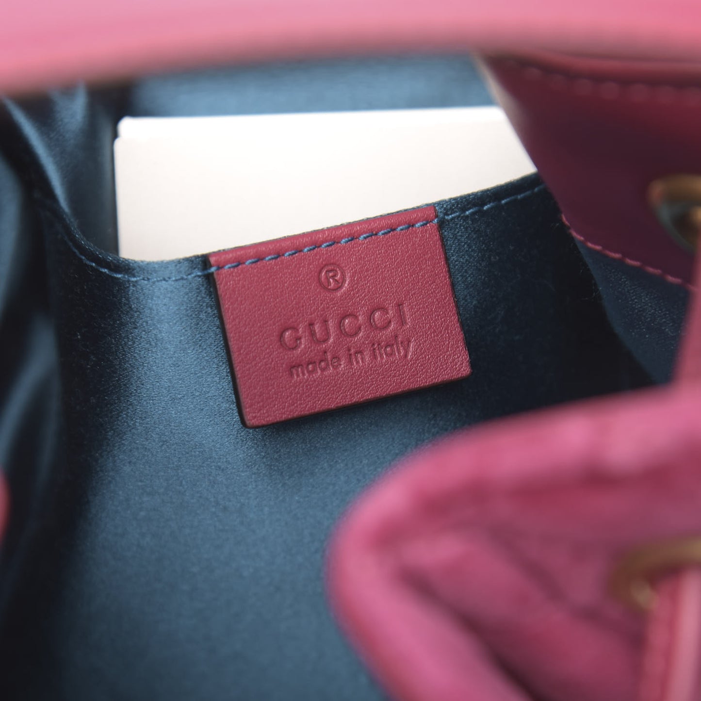 Velvet Matelasse GG Marmont Bucket Bag Light Raspberry Rose